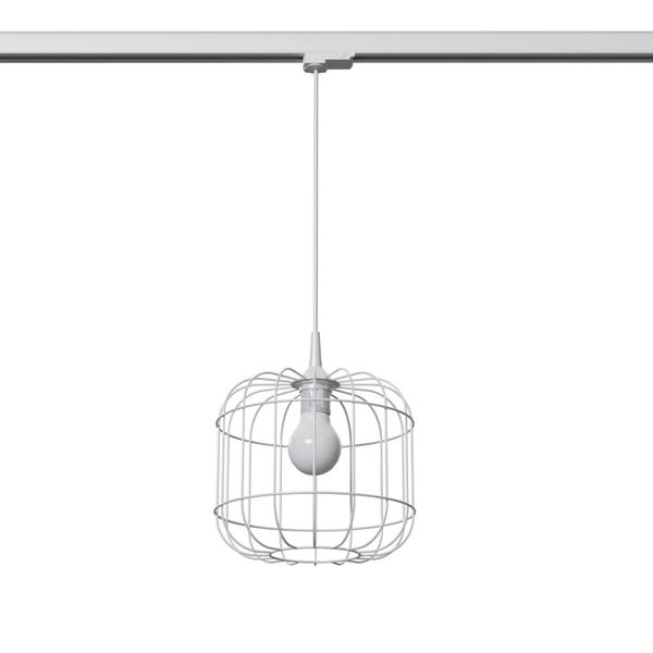 HANGING LAMP 3 PHASE CELTA WHITE E27 4000K 7.5W 690LM image 1