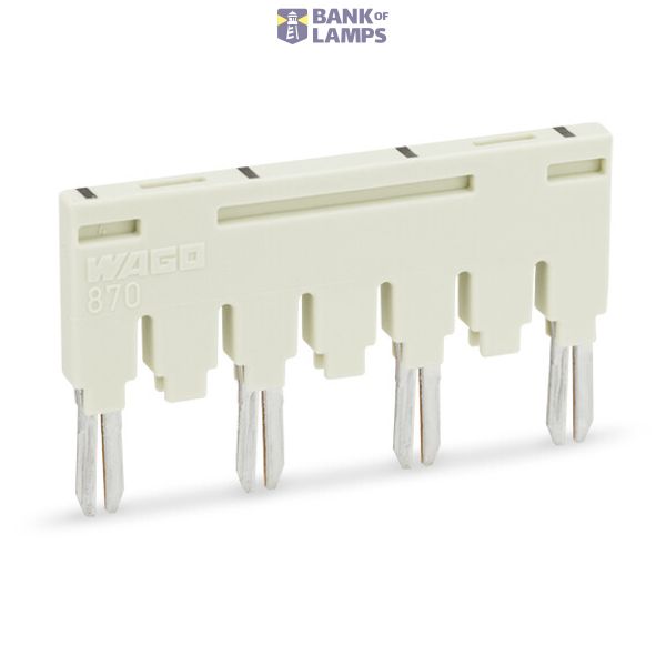 Ready-made push-in type jumper bar;insulated;3-way (1-3-5);light gray image 2