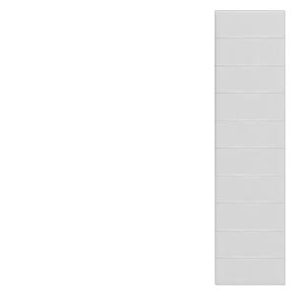 Labeling plate, front, width: 4.2 mm, snap-on mounting, white, 1.5 mm2 image 1