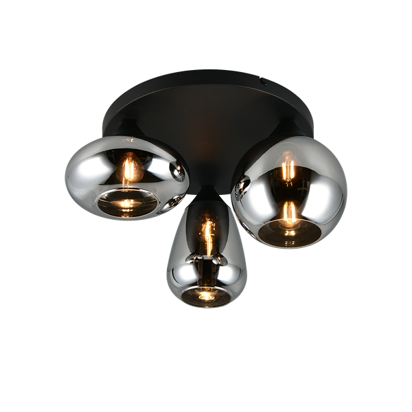 Lumina ceiling lamp 3xE14 chrome plated image 1