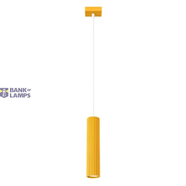 Pendant lamp KARBON 1 yellow image 1