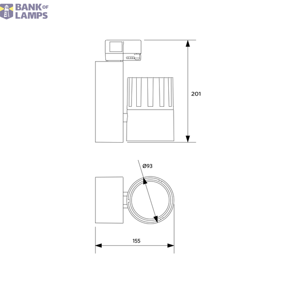LEDSpot3C-P 30W-4000-40D-BL image 4
