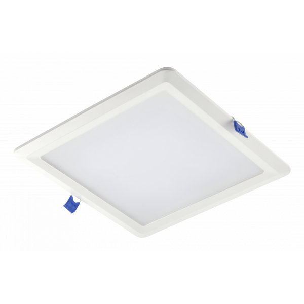 LED luminaire LOUIS, 15 W, 1200 lm, 4000K, AC176-264V, IP54, 120°, recessed, square (SAMSUNG LED) image 1