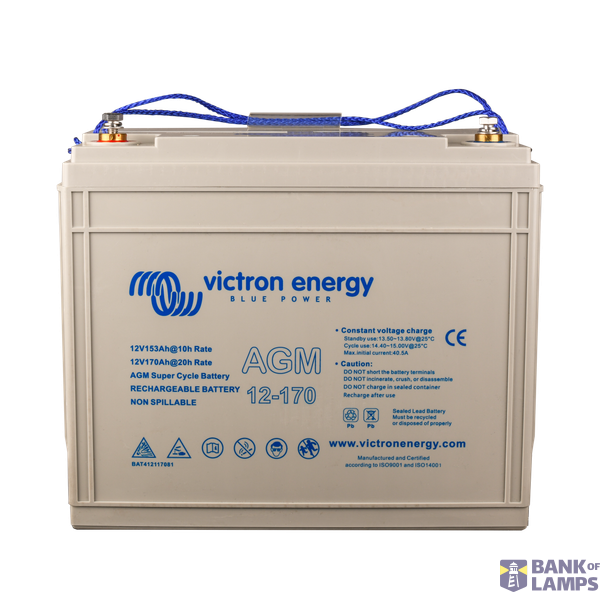 Victron Energy Akumulators 12V/170Ah AGM Super Cycle Batt. (M8) image 1