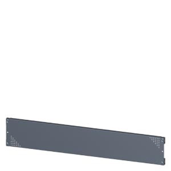 SIVACON, mounting plate, mounting with bracket, perforated, H: 200 mm, W: 1200 mm, zinc-plated The image 2