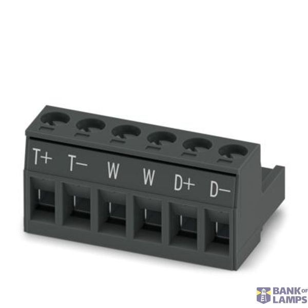 MSTB 2,5/ 6-ST-5,08 BKBWH-D- - PCB connector image 1