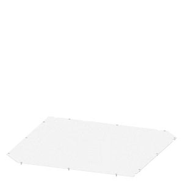 Floor plate for corner cubicle, IP55, D: 800 mm image 2