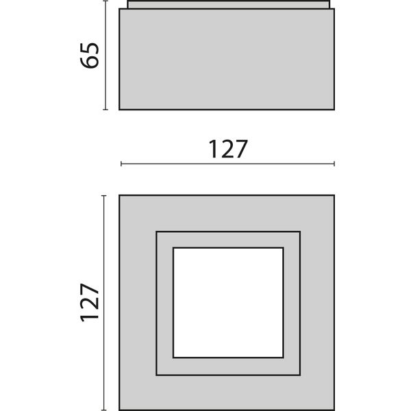 MIMIK 10 CEILING C/I2010W 4000K GREY image 9