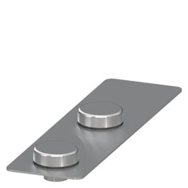 Protection plate made of aluminum as masking plate for 3SE64 RFID actuator image 1