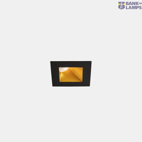 Downlight Play Deco Asymmetrical Square Fixed 12.5W TW 2700K-6500K CRI 90 34.6º DALI DT8 Gold/White IP54 1089lm image 1