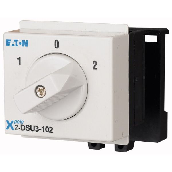Z-DSU3-102 Rotary switch, 3p, UM, 1 - 0 - 2 image 1