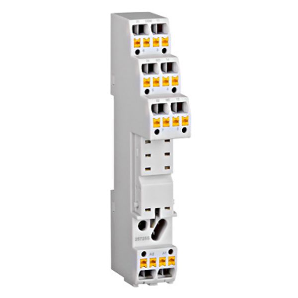Socket with spring terminals, 5mm, logical arrangement image 1
