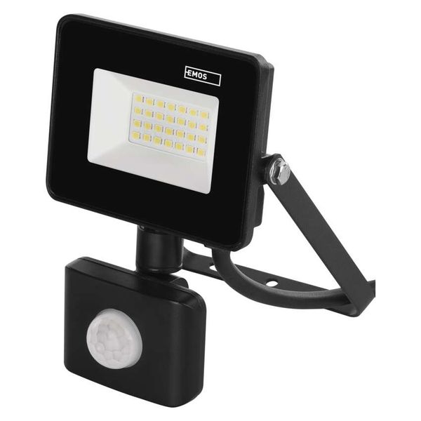 SIMPO PIR LED FLOODLIGHT 20.5W, black, neutral white image 1