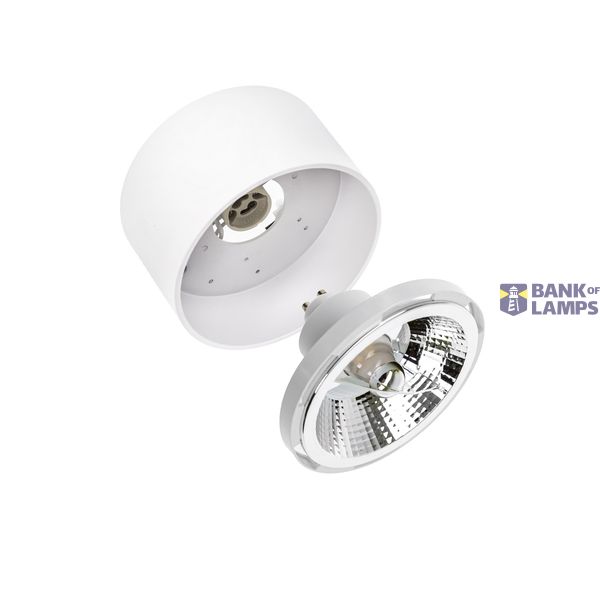 CHLOE AR111 GU10 P20 round white image 11
