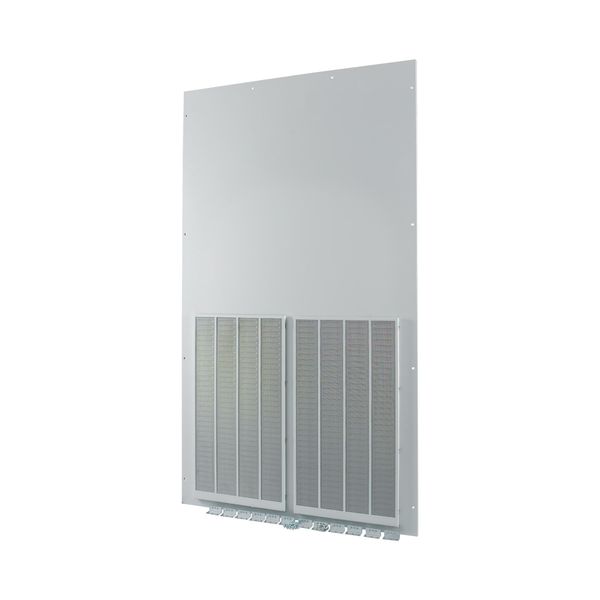 XTSZFFPV42-W1100 Front plate (section high), ventilated, W=1100mm, IP42, grey image 4