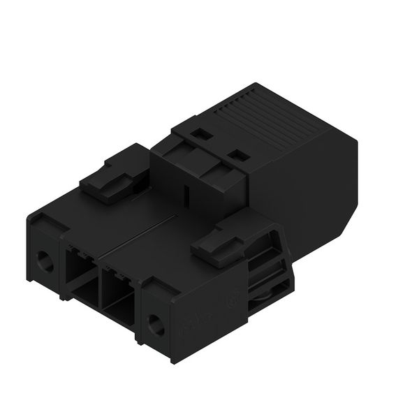 PCB plug-in connector, male plug, 7.62 mm, Number of poles: 2, 180°, PUSH IN without actuator, Tension-clamp connection, Clamping range, max. : 10 mm², Box image 2