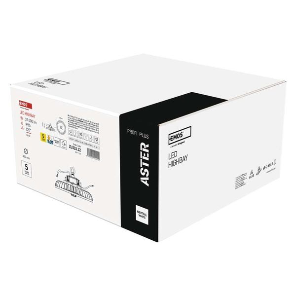 LED Industrial High Bay Light ASTER 150W, 120° image 1