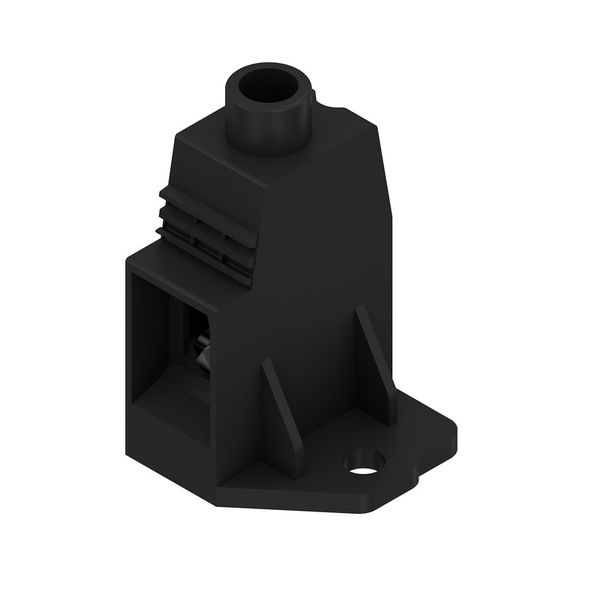 Printed circuit board terminals, 15.00 mm, Number of poles: 1, 90°, Solder pin length (l): 4.5 mm, tinned, black, Clamping yoke connection, Clamping range, max. : 50 mm², Box image 3