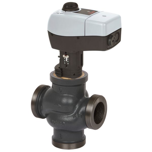 VRG3 3-way valve PN16 DN40/25 male thread image 1