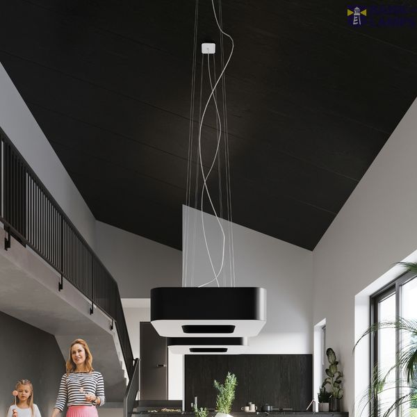 Chandelier URANO 80 black image 5