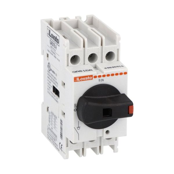 Three-pole switch disconnector, for photovoltaic applications, direct operating version, complete with black handle, 40A image 1