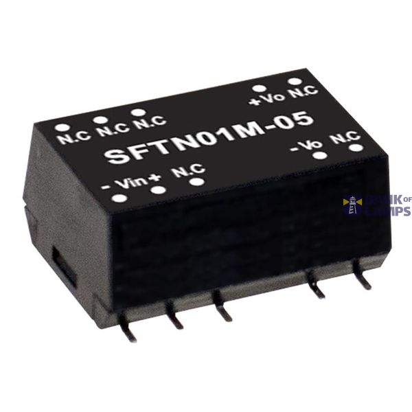 SFTN01L-05 SMD DC/DC converter 5:5V 200mA, MEAN WELL image 1