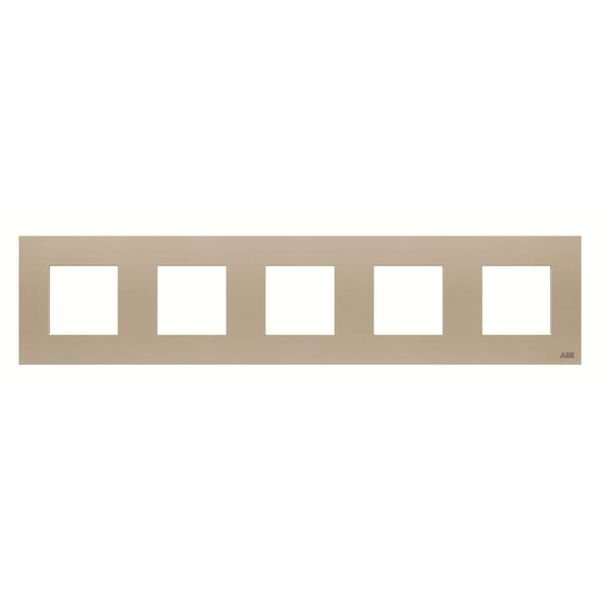 N2275 CV - Frame - 5-gang / 2+2+2+2+2-modules - Champagne image 1