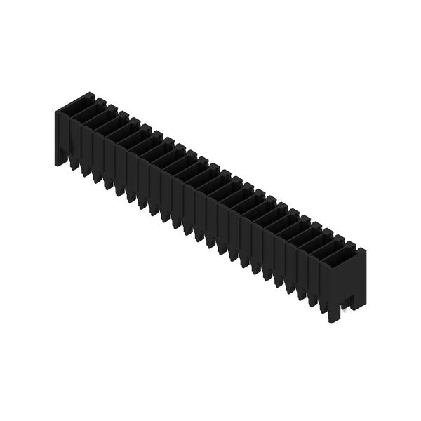 PCB plug-in connector, male header, closed side, THT/THR solder connection, 3.50 mm, Number of poles: 24, 180°, Solder pin length (l): 1.5 mm, tinned, black, Box image 4