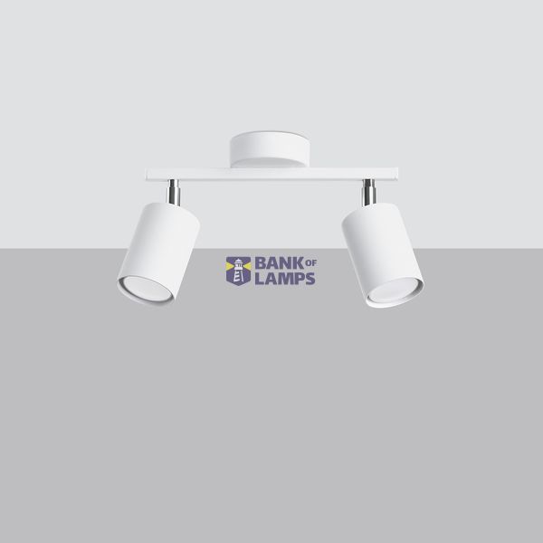 CEILING LAMP LEMMI 2 WHITE GU10 2X40 IP20 image 3
