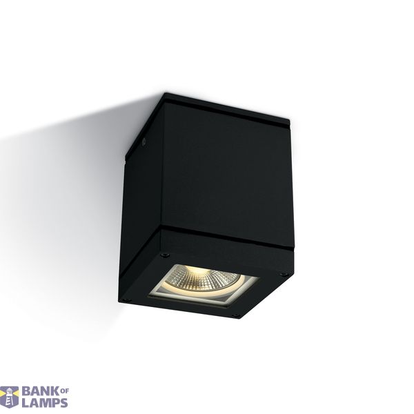 BLACK SQUARE CEIL PAR30 20W IP54 image 1