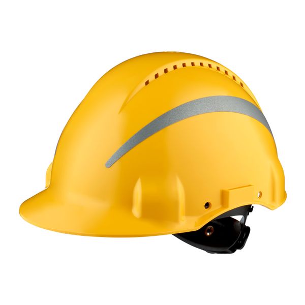 3M™ Hard Hat, Uvicator, Ratchet, Ventilated, Reflective, Plastic Sweat image 3