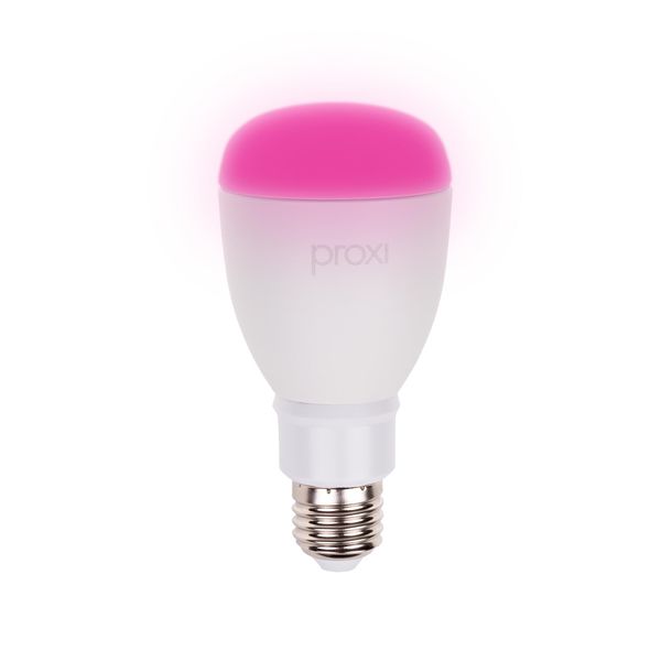 LED lamp; RGB; E27; 85÷265VAC; Interface: Bluetooth SMART; PROXI image 4