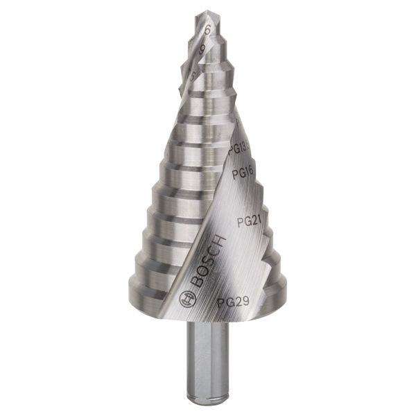 Step drill bits HSS 6 - 37 mm, 10,0 mm, 93 mm 1 pcs. image 1