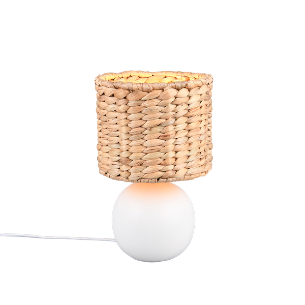 Vina table lamp 29 cm E27 matt white/beige image 1