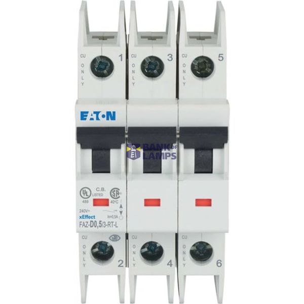FAZ-D0,5/3-RT-L Eaton Moeller series xEffect - FAZ-NA, FAZ-RT MCB image 1