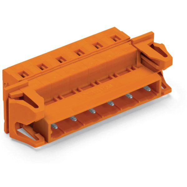 1-conductor male connector CAGE CLAMP® 2.5 mm² orange image 3