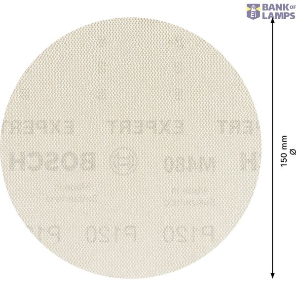 EXPERT M48 Sanding Net for Random Orbital Sanders 15 mm, G 12 5-pc image 1