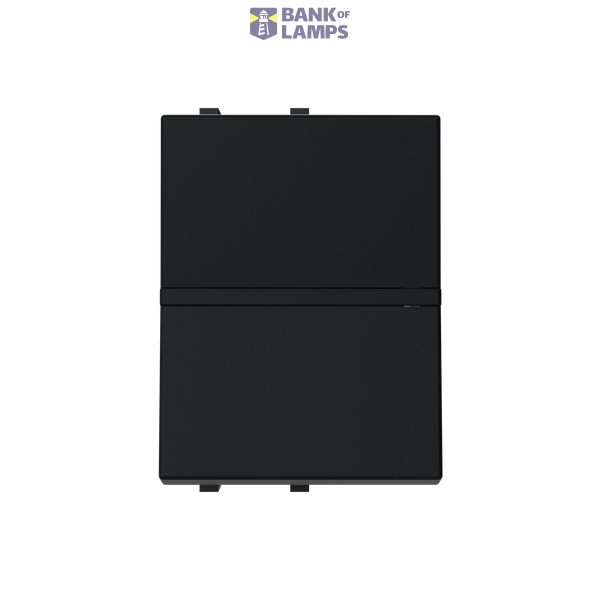 Switch 1-gang, 1-way, SP - 1,5 M - Matt Black image 1