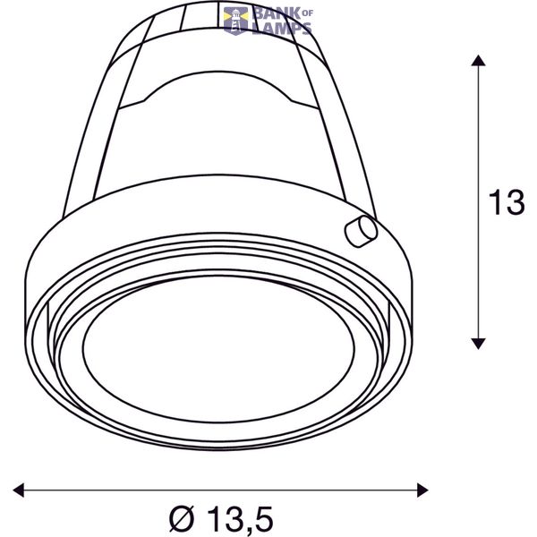 COB LED MODULE, silver-grey, 12ø, CRI90+, 3200K image 5