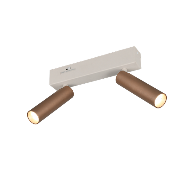 Ambala LED spotlight 2-pc coffee image 1