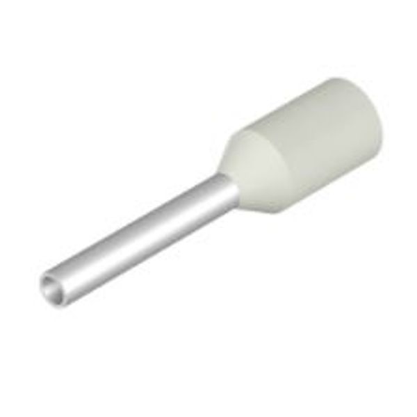 Wire-end ferrule, Standard, 10 mm, 8 mm, white image 3