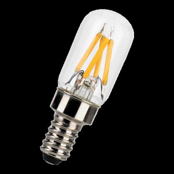 LED Filament T20x60 E12 240V 2.5W 2700K CL DIM image 2