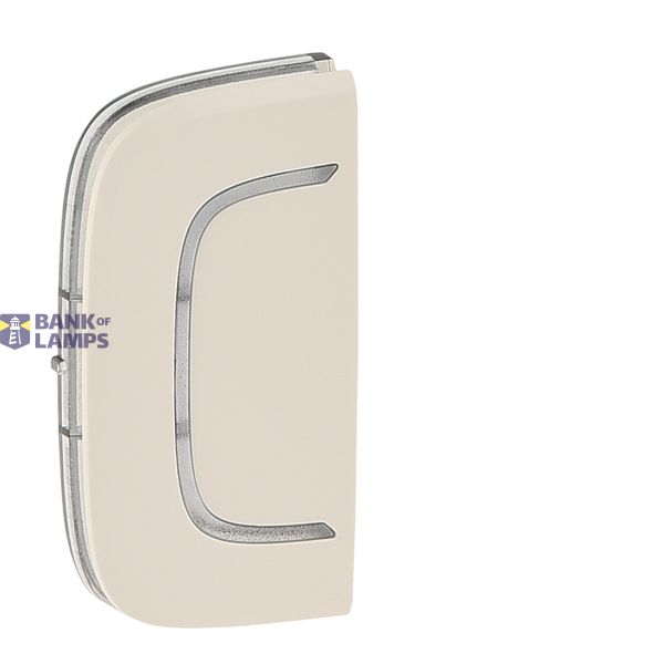 Cover plate Valena Allure - without marking - either side mounting - ivory image 2