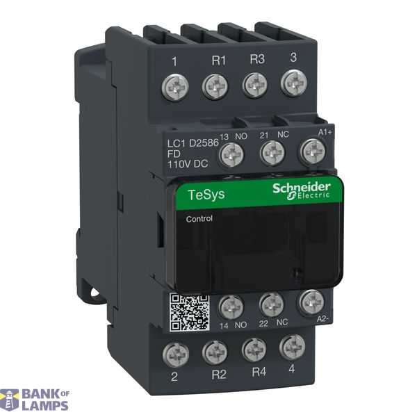 Contactor, TeSys Deca, 4P(2NO+2NC), AC-1,  image 1