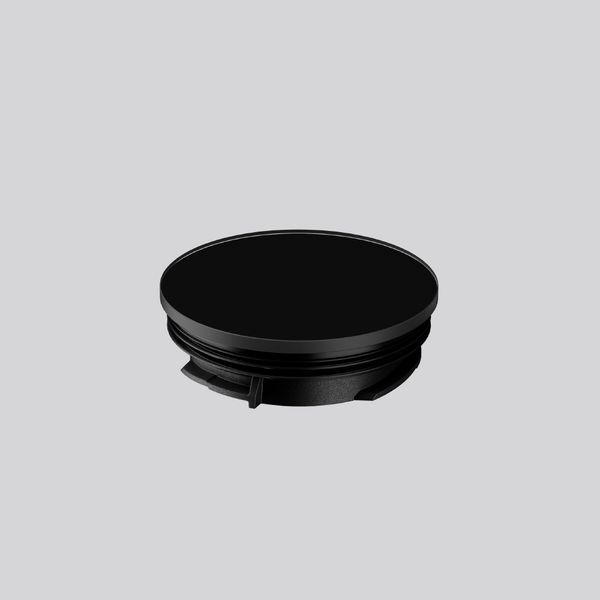 Cover plate, diffuser D 100 H 31 colour: black image 2