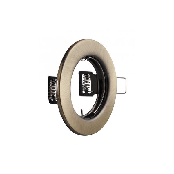 Spot luminaire housing PARMA, IP20, round, stainless steel image 1