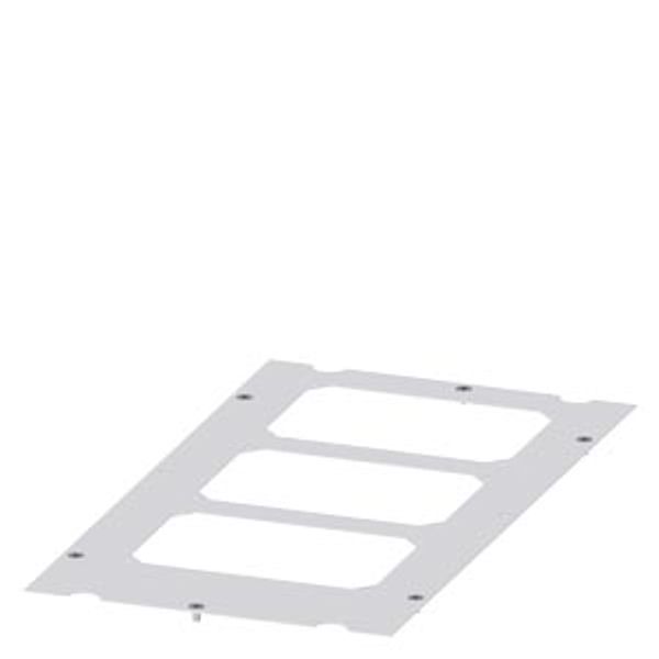 Floor plate for module inserts IP30 D: 600mm W: 350mm image 1
