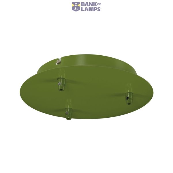 rosette, 3 Exit, fern green, incl. strain relief image 1
