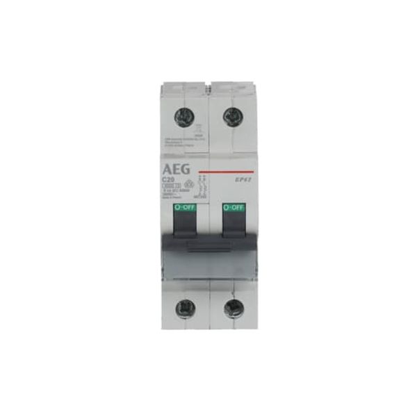 EP62 C20 Miniature Circuit Breaker - 2P - C - 20 A image 10