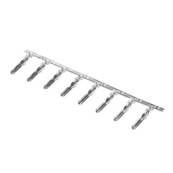 PCB plug-in connector, Crimp contact, Reel packaged, Socket connector, tinned, Max. clamping range : 0.5 mm² image 1